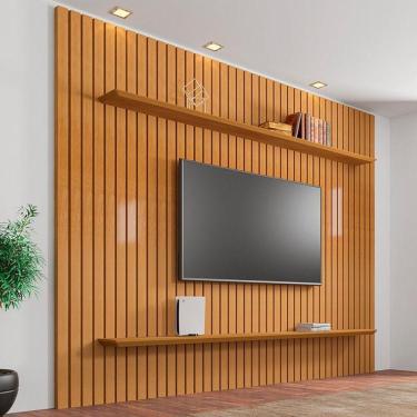 Imagem de Painel Para Tvs De 60 Frisado Caribe Cinamomo
