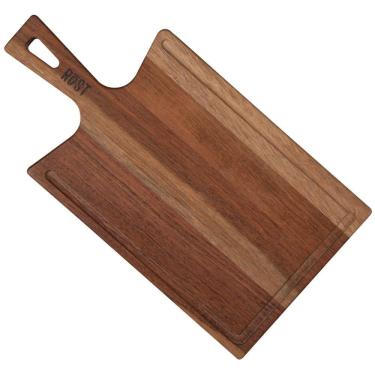 Imagem de Fsc Tábua Tramontina Em Madeira Jatobá Mesclada Com Cabo E Acabamento óleo 41x22 Cm