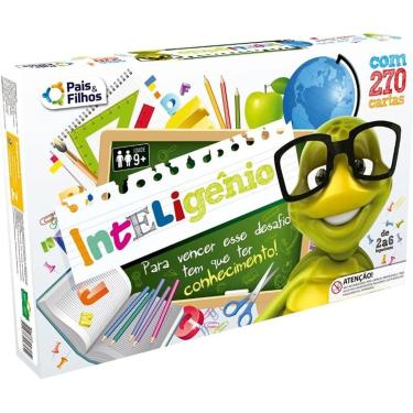 Imagem de Jogo De Tabuleiro Inteligênio Com 270 Cartas - Pais E Filhos 2825