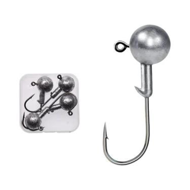 Imagem de Anzóis De Pesca Jigging Com Cabeça Redonda 1g-20g MrLurion Para Iscas 