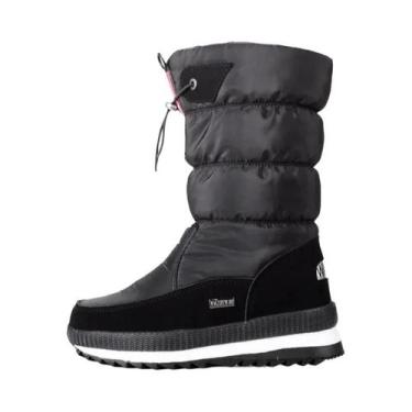 Imagem de Botas De Neve Femininas De Inverno, Grossas E Quentes, Plataforma Anti