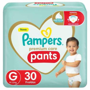 Imagem de Fralda Infantil Pampers Premium Care Pants Tamanho G com 30 Unidades
