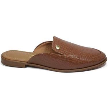 Imagem de Mule Vizzano Verniz Croco London Mocca Feminino 1376.109-Feminino