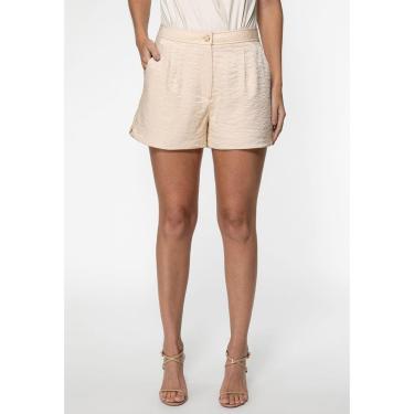 Imagem de Short Alfaiataria Bege-Feminino