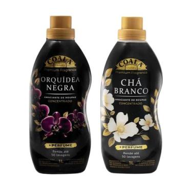Imagem de Kit 2 Lavanderia Coala, 01 Amaciantes Concentrado Coala Chá Branco Lau