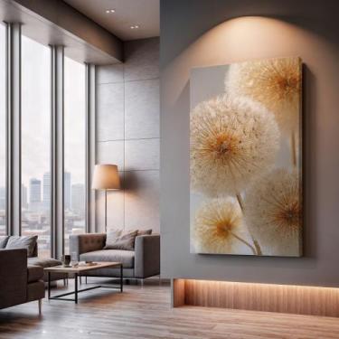 Imagem de Quadros Decorativos Ondas Terrenas 40x60 Moderno Luxo Sala Quarto Escr