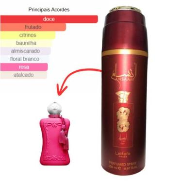 Imagem de Perfume Spray Árabe Feminino e Masculino Original 200ml Yara, Asad, Fa