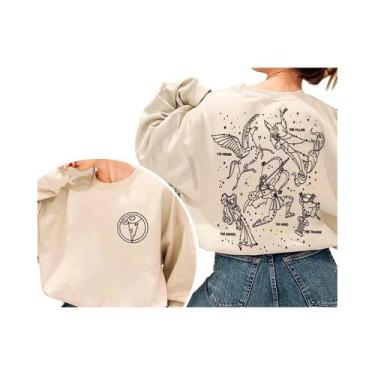 Imagem de Camiseta Hercules Megara Hades Disney Com Mapa De Dois Lados E Símbolo