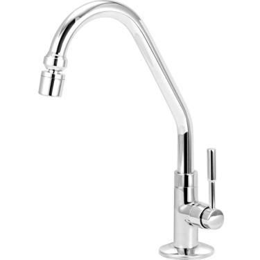 Imagem de Torneira Para Cozinha Stilo 1-4 de Volta Bica Móvel C31 Cromada de Mesa Vtm700cwb Esteves Tornei