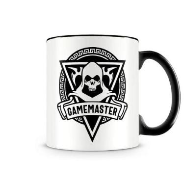 Imagem de Caneca Dungeons and Dragons Game Master Preta - Artgeek