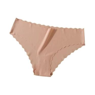 Imagem de Calcinhas Femininas Sexy De Seda Gelada Sem Costura, Respiráveis E Elá