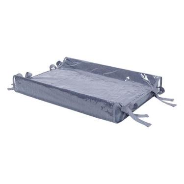 Imagem de Trocador de Bebê Cômoda Linho Americano Batistela Baby, Jeans