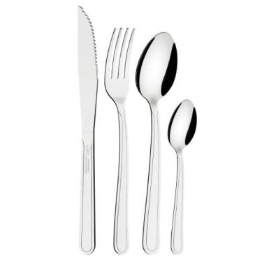 Imagem de Faqueiro Tramontina Búzios 23799/071 Búzios 24 Peças Aço Inox, Inox, 2