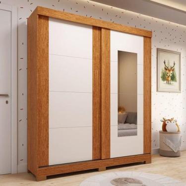 Imagem de Guarda-roupa Infantil 2 Portas de Correr Espelho 160cm X 200cm 100% Md