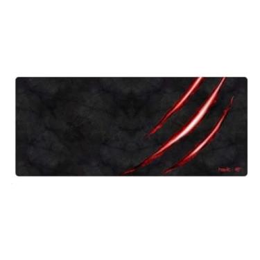 Imagem de Havit Mouse Pad Grande Gamer MP860, 70 X 30 Cm, Tecido de Malha Fina, Base de Borracha Antiderrapante, Design com Bordas Costuradas, Útil para Cobrir Teclado, Mouse e Outros Objetos, Preto