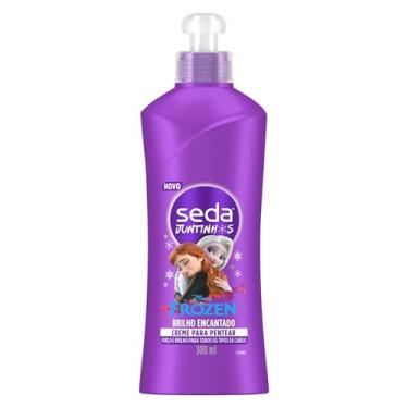 Imagem de Seda Creme Para Pentear Infantil Frozen Juntinhos Brilho Encantado Frasco 300Ml
