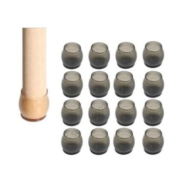 Imagem de 16 Peças De Protetores De Silicone Antiderrapantes Para Pés De Móveis,