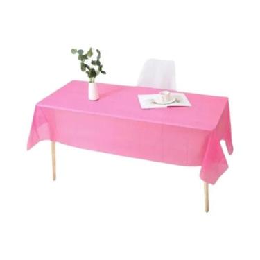 Imagem de Toalha De Mesa Plástica Reutilizável 137x183cm Livre De BPA Para Janta