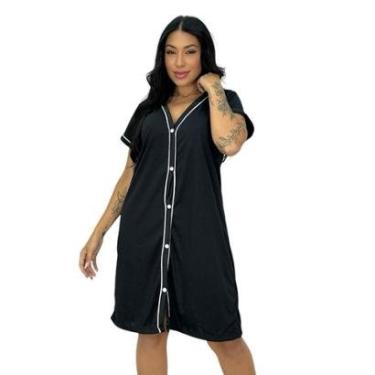 Imagem de Camisola Amamentação Americana com Botões Eliana-Feminino