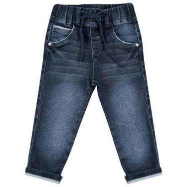Imagem de Calça Look Jeans Moletom Jeans - 01 - UNICA-Masculino
