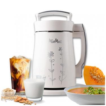 Imagem de Espumador de Leite Elétrico, Capacidade 1.2L, Aço Inox, 750W, 110v, MIOMAT 7th Generation, Branco