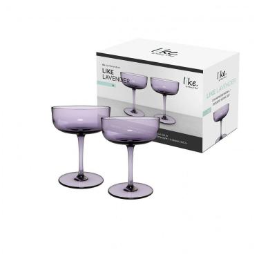 Imagem de Conjunto de Taças para Champanhe ou Sobremesa com 2 Peças, de Vidro e Capacidade de 100mL, Villeroy Boch, Roxo