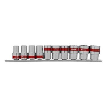 Imagem de Jogo de soquete spline encaixe 1/2pol. crv 10-22mm 10pcs mtx
