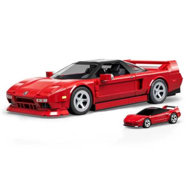 Imagem de Hot Wheels Jogo de Construção Elite Acura NSX Brick Shop Mattel