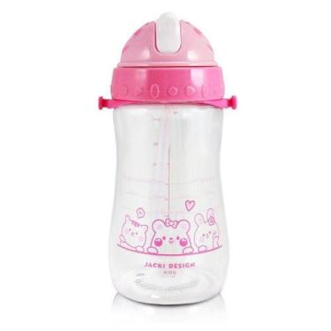 Imagem de Garrafa Infantil Amiguinhos 460 Ml - Jacki Design Gata Pink