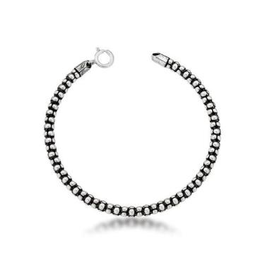 Imagem de Pulseira Pipoca 4,4mm Prata 925 - Atraktiva Jóias, 20cm