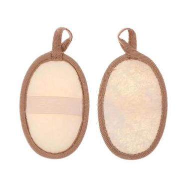 Imagem de Esponja Natural De Lufa Para Esfoliação Corporal, Escova De Banho, Fer