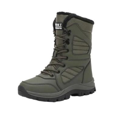 Imagem de Botas De Neve Femininas Impermeáveis De Cano Alto Para Inverno, Tênis 
