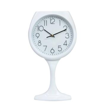 Imagem de Relógio De Parede De Plástico Formato Taça 39Cm