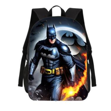 Imagem de Mochila Escolar Batman Volta as Aulas - Genérica