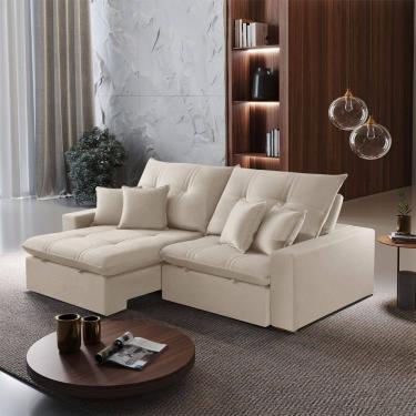 Imagem de Sofa Imperio 210cm Braco 25cm Retratil e Reclinavel Meu Sofa Online