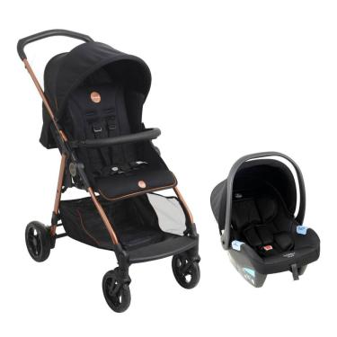 Imagem de Travel System Burigotto Carrinho de Bebê Lui até 22Kg Com Bebê Conforto Materna
