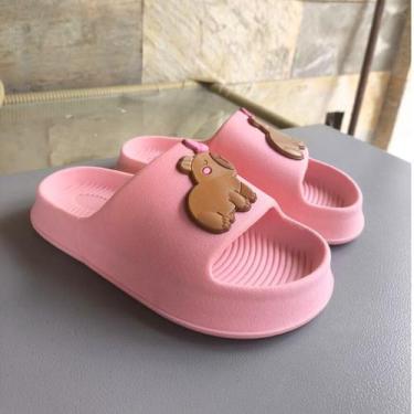 Imagem de Chinelo Infantil Nuvem Menina Confortável Sandalia Feminina Slip Papet