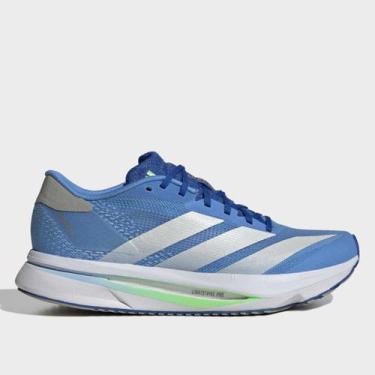 Imagem de Tênis Adidas Adizero SL 2 Feminino, Azul, Verde, 39