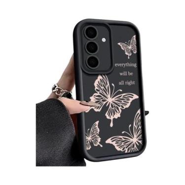 Imagem de Capa De TPU Macia Com Design De Borboleta Para Samsung Galaxy S26 S25 