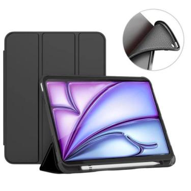 Imagem de Capa TPU para iPad Air M2 11 2024 A2902 A2903 A2904 Cor da capa:Preto 