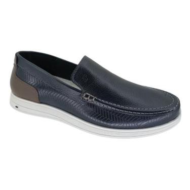 Imagem de Sapato Casual Mocassim Jota Pe 90250 - Masculino, Preto, 40