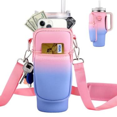 Imagem de Bolsa transportadora de garrafas de água OUTXE para copo Stanley de 1,