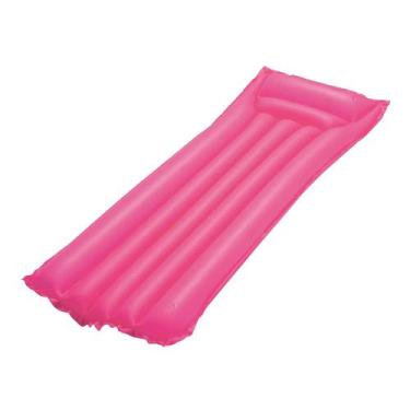 Imagem de Boia Colchão Inflável P/ Piscina Bestway + apoio Cabeça, Rosa