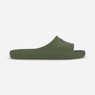 Imagem de Chinelo Rider Slide Drip Verde, Verde, Branco, 43/44
