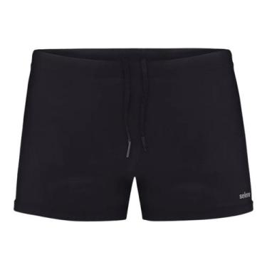 Imagem de Sunga Boxer Juvenil Selene, 10, Preto