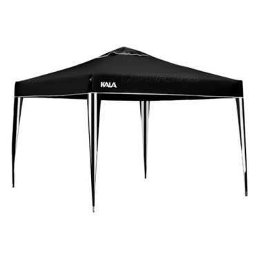 Imagem de Tenda Gazebo Dobrável em Alumínio Kala (3x3m), Preto