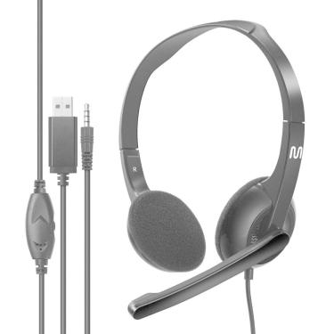 Imagem de Headset com Fio HF250 P3 + USB 150cm Multi - PH467
