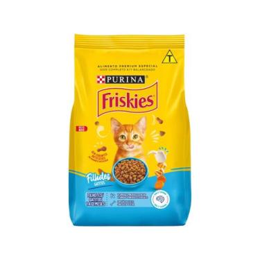 Imagem de Ração Premium para Gato Friskies - Frango Cenoura e Leite Filhote 500g