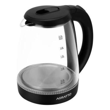 Imagem de Chaleira Elétrica Agratto 2,2L Aroma ACEV01L02 Vidro 220V