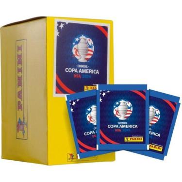 Imagem de Figurinhas Copa América 2024 Caixa com 100 Envelopes com 5 Unidades Cada Editora Panini